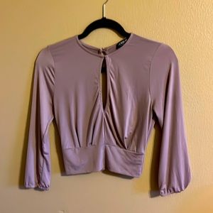 Dusty pink, size small, fashion nova woman’s top